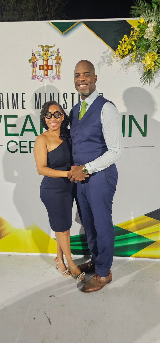 A historical event, sharing with family, the swearing-in of the third term of our beloved Leader and Prime Minister of Jamaica Dr. the Most Honourable Andrew Michael Holness.

Looking forward for the fourth term.