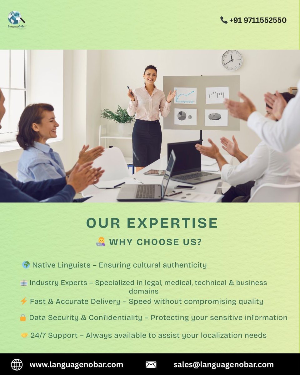 LanguageNoBar's tweet image. 📈 Expand your reach, enhance user experience, and grow globally.
Seamless software localization starts here. 💻✨
#SoftwareLocalization #GlobalExpansion #LanguageSolutions #LocalizationExperts #TechForGlobalMarkets #MultilingualExperience #DigitalTransformation