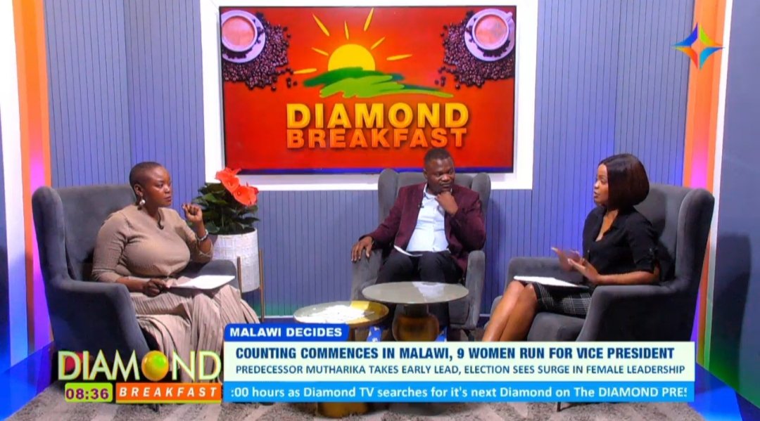 Despite the network glitches, we still did the interview. Shout out to <a href="/diamondtvzambia/">Diamond Media</a> #MalawiDecides