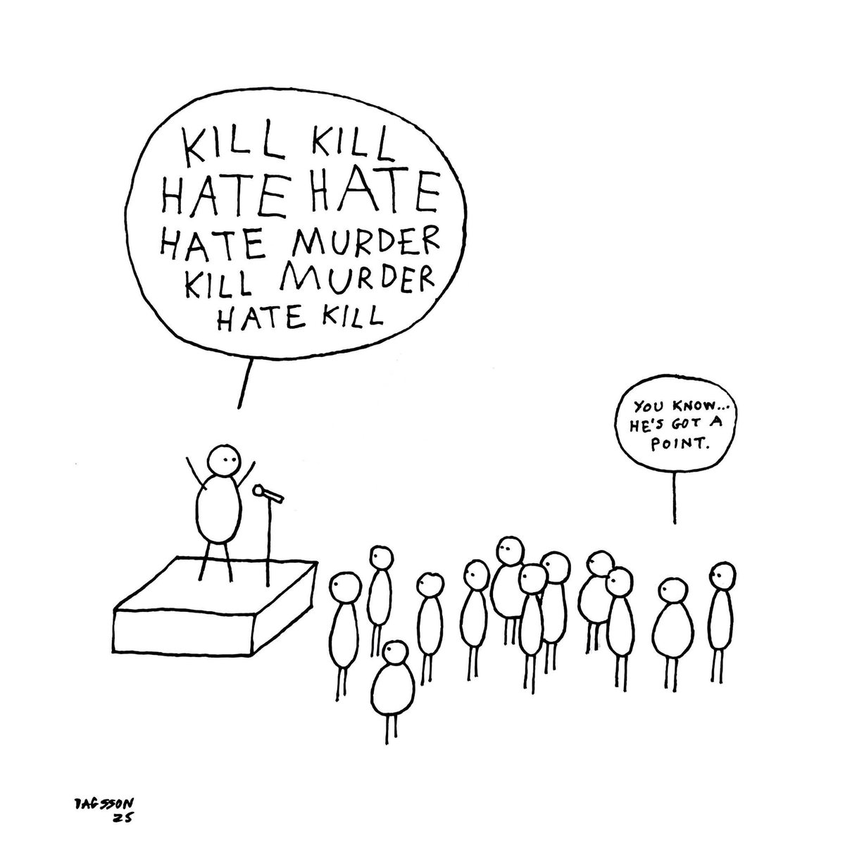 Nur ein ‚konservativer‘ Aktivist, der die Meinungsfreiheit hochhält… 😱