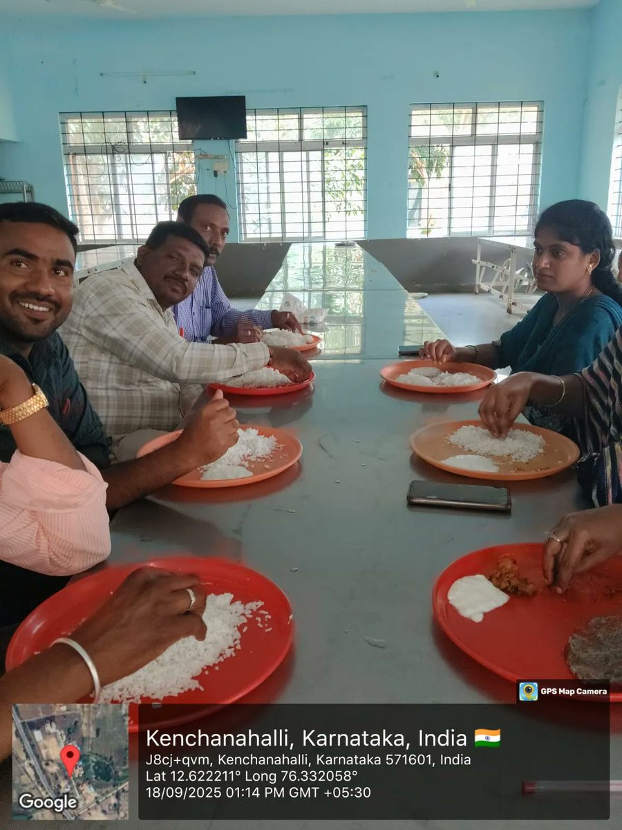Lunch  #SocialAudit_SWDMeals #SocialWelfare_Karnataka