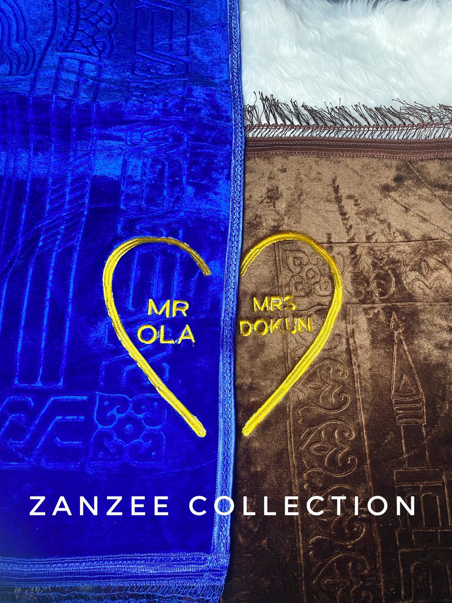 I take God beg you, Please retweet this for me if you come across it on your timeline 🙏🙏🙏

Customer’s order 

🌸couple customized prayer mat 

🌸perfect gift for your loved ones 

To shop, dm or whatsapp wa.me/2348138085757

Available to customize in different colors