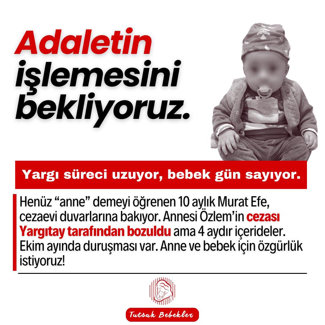 medi03956031's tweet photo. Muharrem  bey @vekilince
6 aylıkken cezaevine atılan bebeğim için  de sitem edecek misiniz? Bu adaletsizliğin  son bulması için çağrı yapacak mısınız?
Kundaktaki bebeğim herhangi bir siyasi kimliğinin olmayışı sizi etkilemez inşallah. 
https://t.co/eO57sGo40n https://t.co/xTY8KL4Y2F