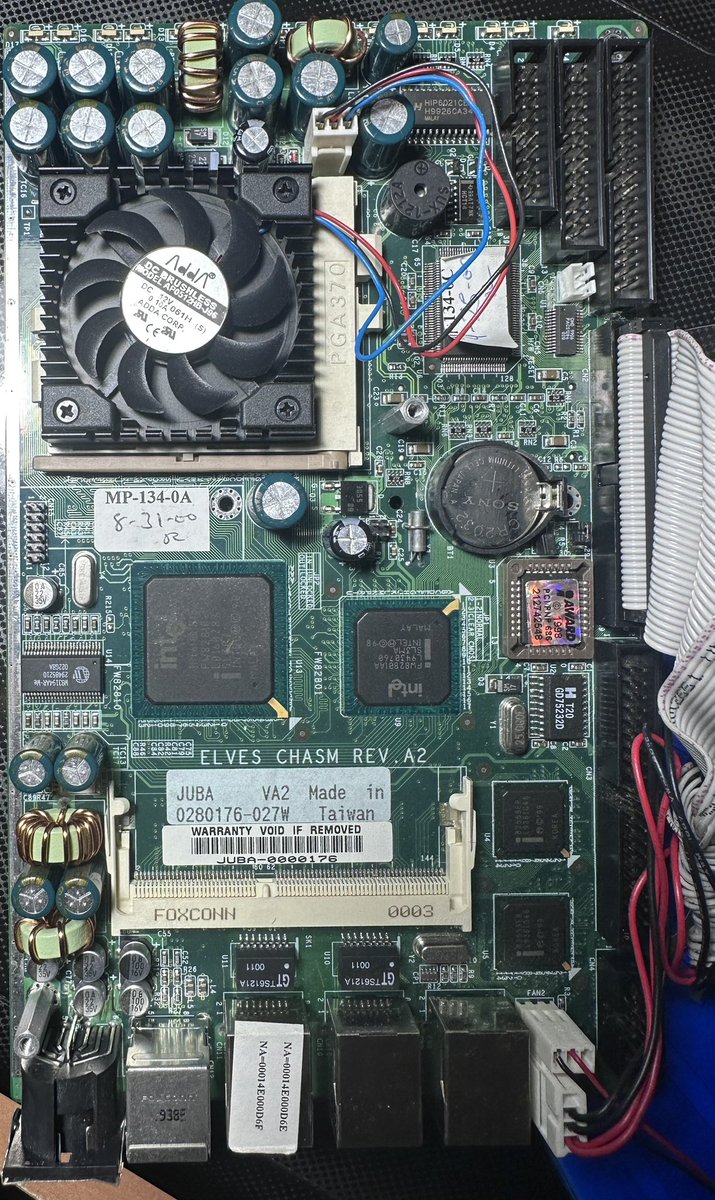 "Elves Chasm" motherboard with Celeron 566 :)