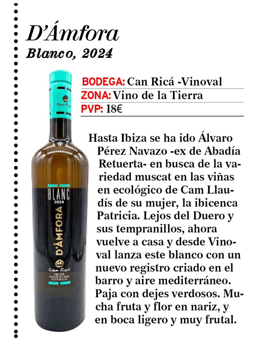 En mi #CataJPA os sugiero estos tres vinos en <a href="/DiarioCyLMundo/">Diario de Castilla y León</a>

🍷 <a href="/melgarajo/">Bodegas Melgarajo</a>- <a href="/CRDOLEON/">DO LEÓN</a> 
🍷 #Desacato - <a href="/DORueda/">D.O. Rueda</a>
🍷 #BodegasCanRich - #VinodelaTierra