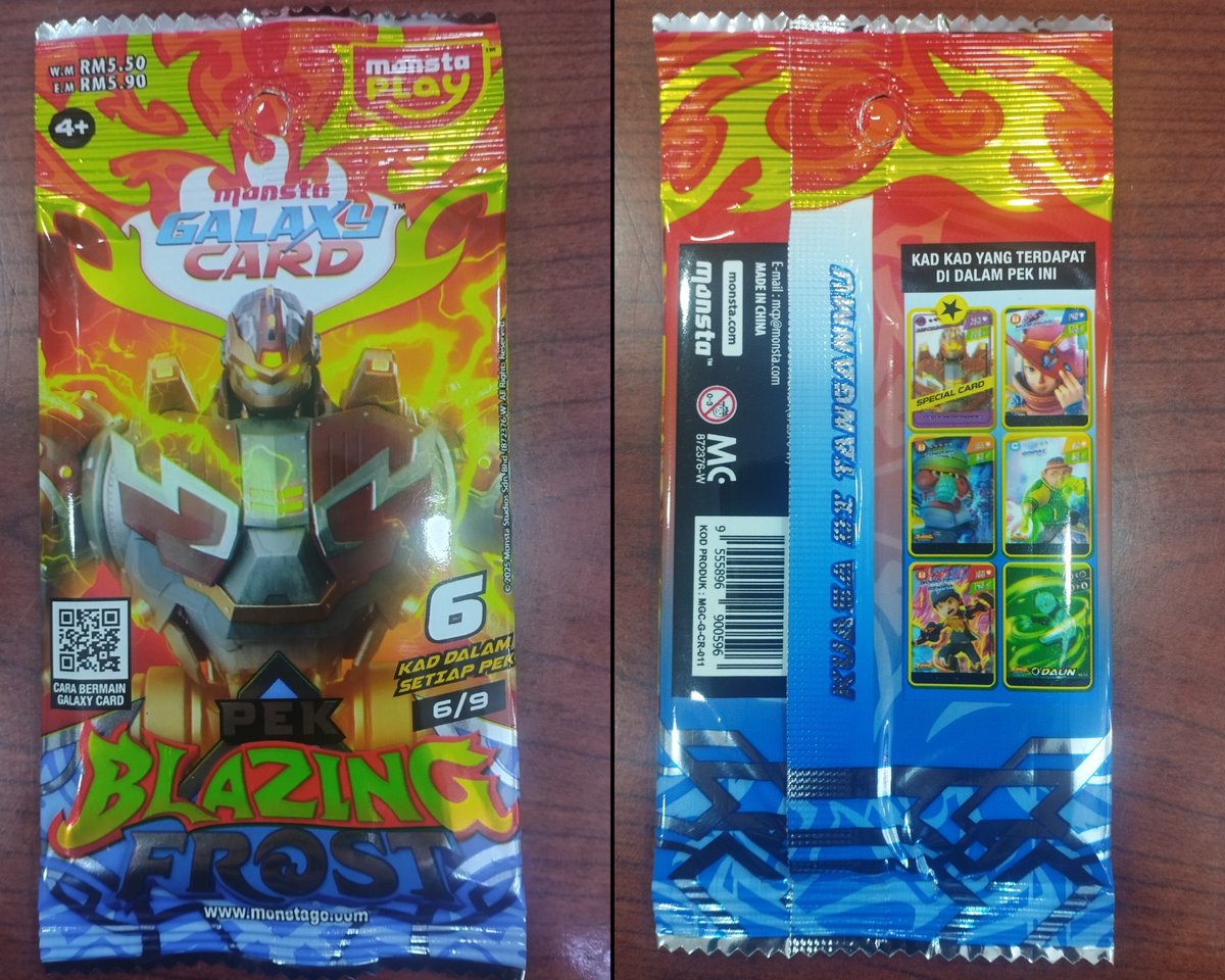 Boboiboy Blazing Frost. Ni last aku rembat.