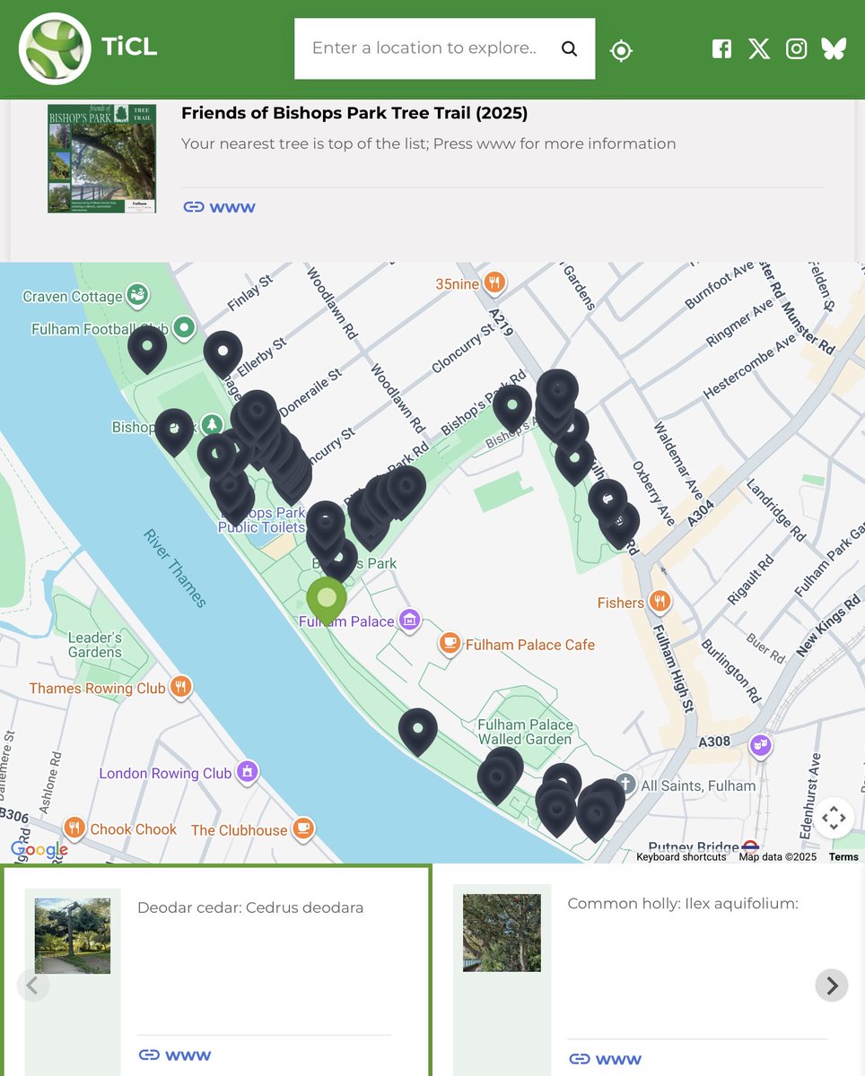 TiCLme's tweet image. Tell your Friends … 

if they’re thinking of creating a #treetrail for their park, town or city they should take a look at ticl.me