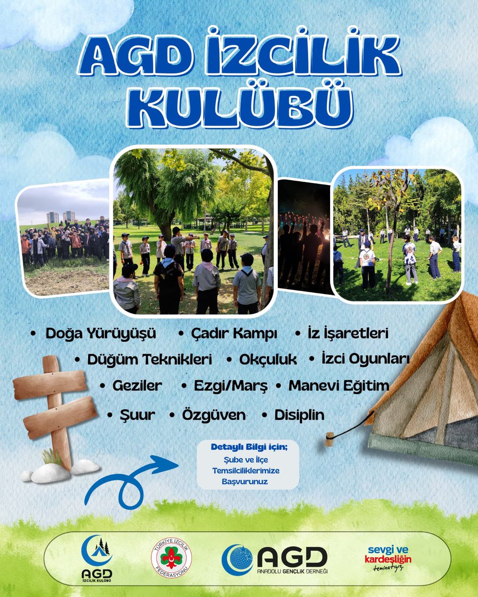 agdsporkomisyon's tweet image. Detaylı bilgi için, şube ve ilçe temsilciliklerimize başvurabilirsiniz. 🏕️ 

#AGDİzcilikveSpor