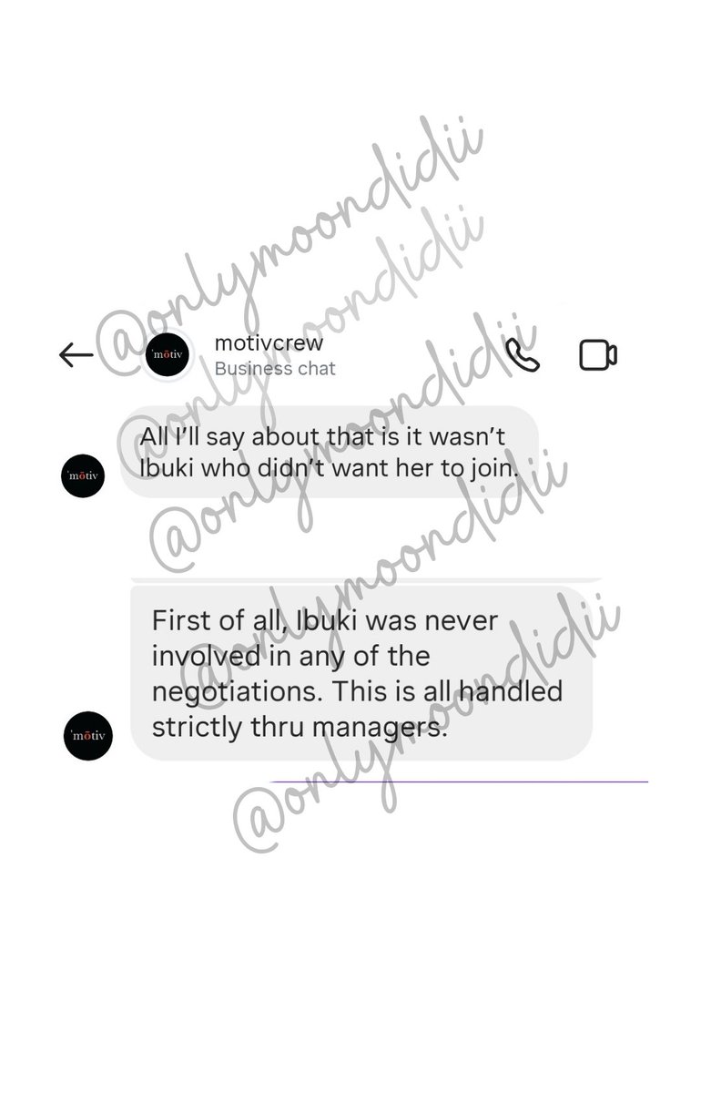 onlymoondidii's tweet photo. Clarification about some of Ibuki rumours. She not part of any group contract negotiations and It was not her decision to not join the WSWF tour.  #WSWF3 #Ibuki https://t.co/N7ccKo3TnH