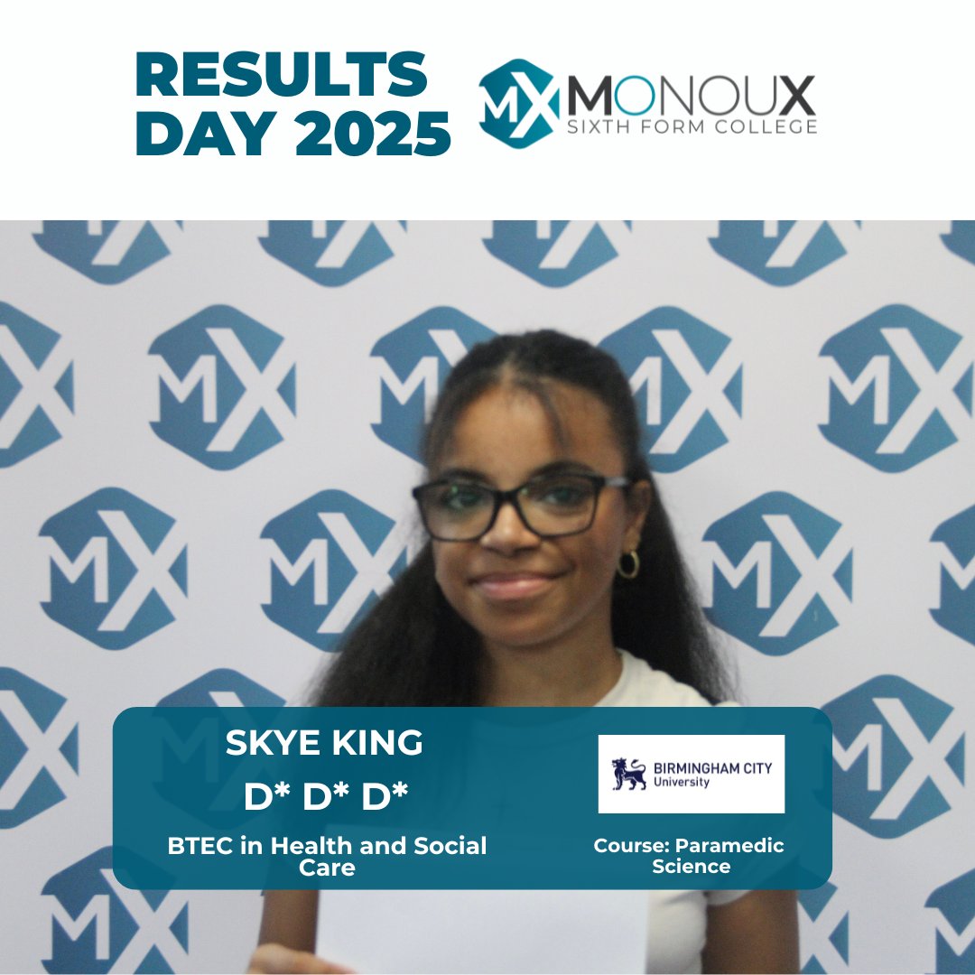 Sir George Monoux College tweet media