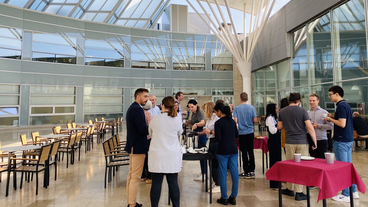 CICbiomaGUNE's tweet image. CIC biomaGUNE had the pleasure of hosting the 3rd annual meeting of @iSenseDNA_Eic, a multidisciplinary project with partners from universities, research institutes and an ambitious SME, developing technology to understand how molecular structure defines function.