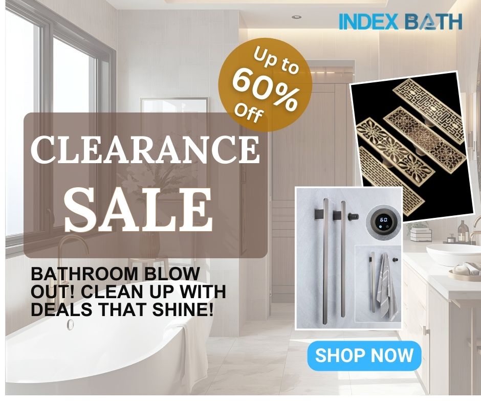 BathIndex's tweet image. 🛁 Redefine your bathroom with Index Bath – where luxury meets modern living. ✨
From heated towel racks to stylish fixtures, we’ve got everything to elevate your space. 🚿

Visit us at indexbath.com

#IndexBath #BathroomLuxury #TowelWarmer #HomeUpgrade #ModernBathroom