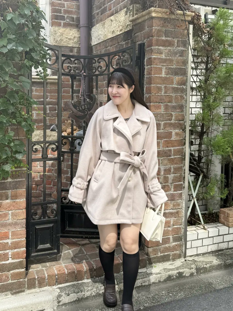 アンミール ファーコート ゴールドボタンファーコート｜evelyn