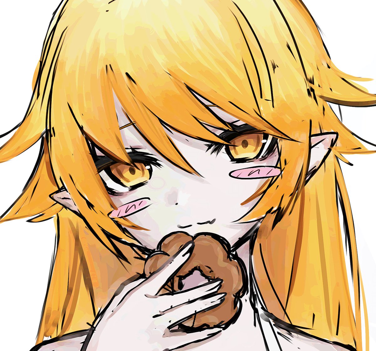 vusorr's tweet photo. Been watching monogatari series lately 🍩 
.
.
.
.
#MonogatariSeries #shinobuoshino #ibispaintx https://t.co/7J27OoVdY8