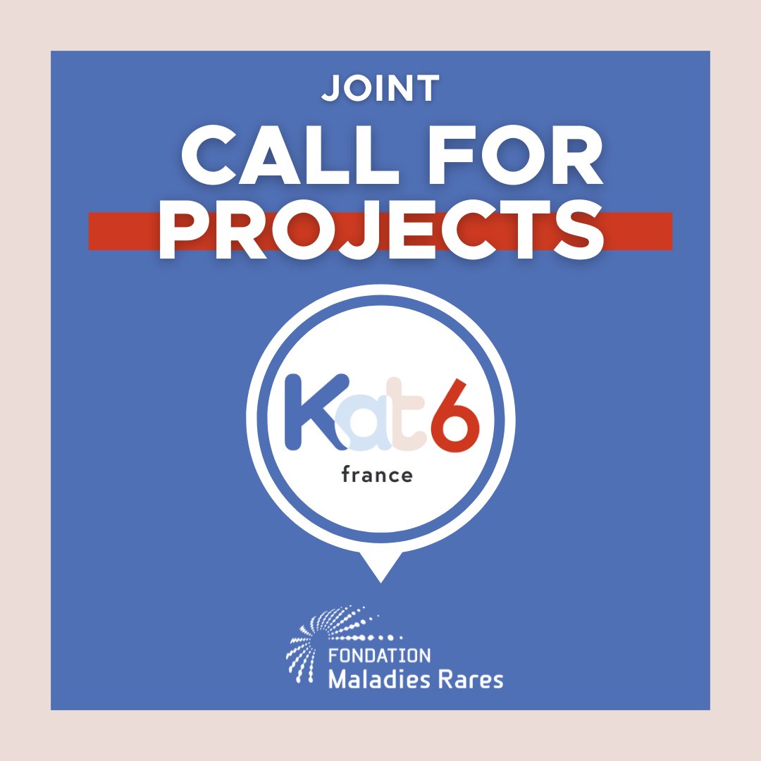 New joint call for project with KAT6 France. Deadline January 6th, 2026. More info here 👇
fondation-maladiesrares.org/en/le-financem…