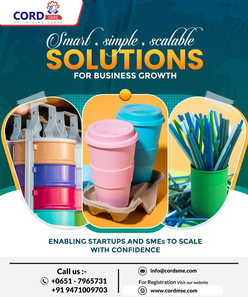 Cordsme_msme's tweet image. Discover smart, simple, and scalable business solutions with CORD SME – your trusted partner in enabling startups and SMEs to grow with confidence. 

#CORDSME #BusinessGrowth #SMESolutions #StartupSupport #ScaleWithConfidence #SmartSolutions #SimpleScalable #Entrepreneurship