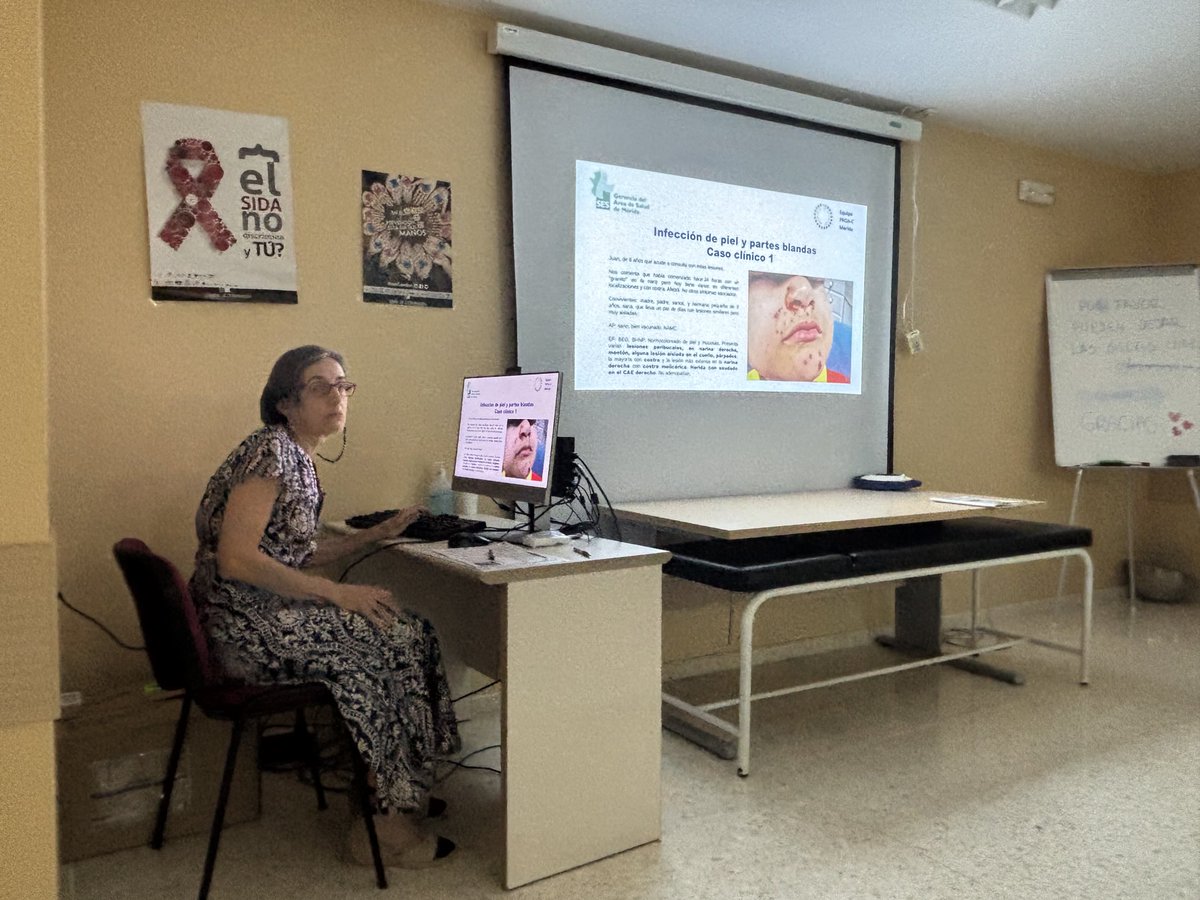 Tras el verano sesión PROA-C a referentes de EAP sobre Inf de piel y partes blandas ⁦<a href="/AreaSaludMerida/">Área de Salud de Mérida</a>⁩