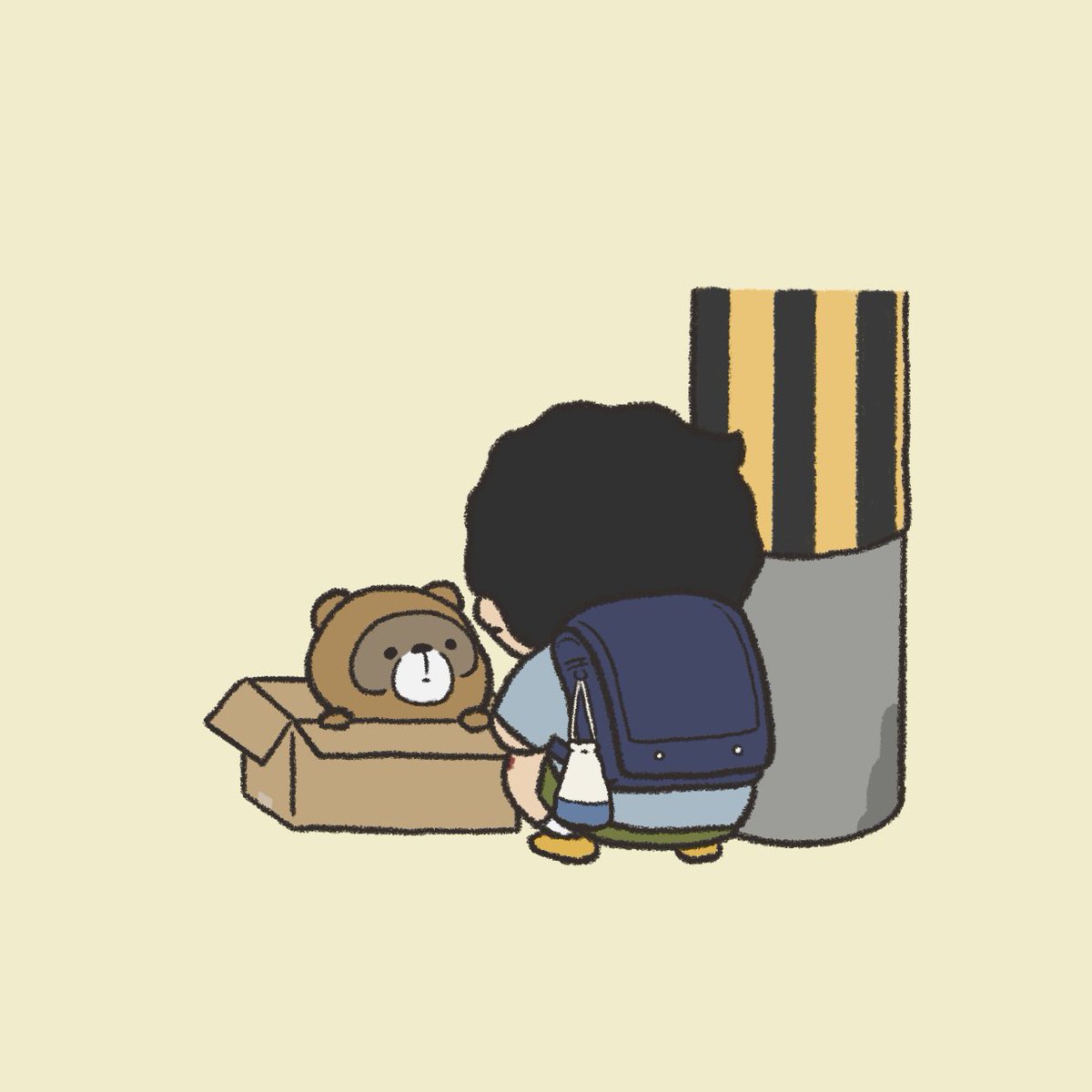 cecco_cpp's tweet image. 君もひとりなの?
#illustration #イラスト #つかれたぬき #たぬき
