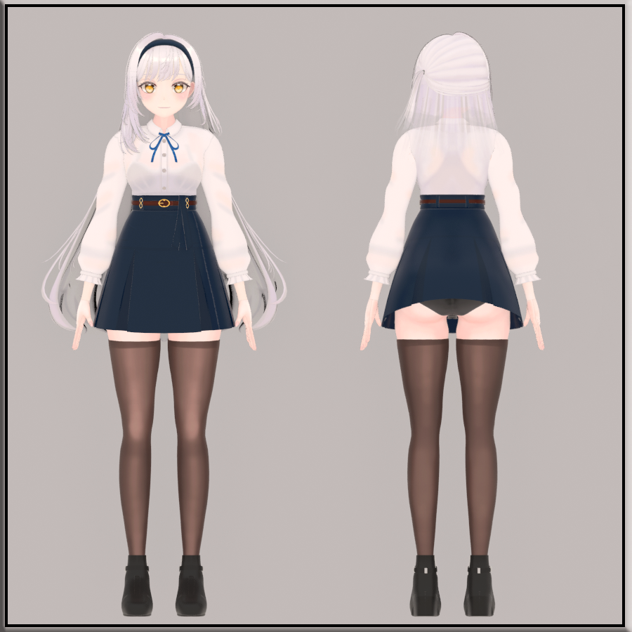 Muneowasora's tweet photo. Original 3D Avatar "Ilara (イララ)"
VRChat / Unity ready
Full body front and back, side, and underwear images
#VRChat #3DAvatar #Ilara https://t.co/nPsccSXOkC