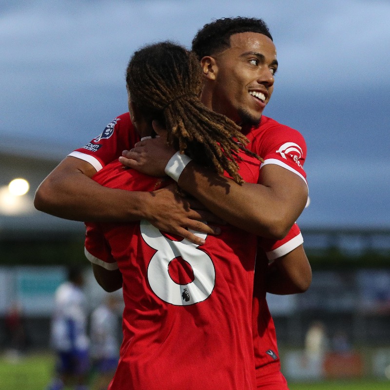 Boro's tweet photo. Our Under-21s got off the mark in the National League Cup with a 2-0 win at Gateshead last night 👏