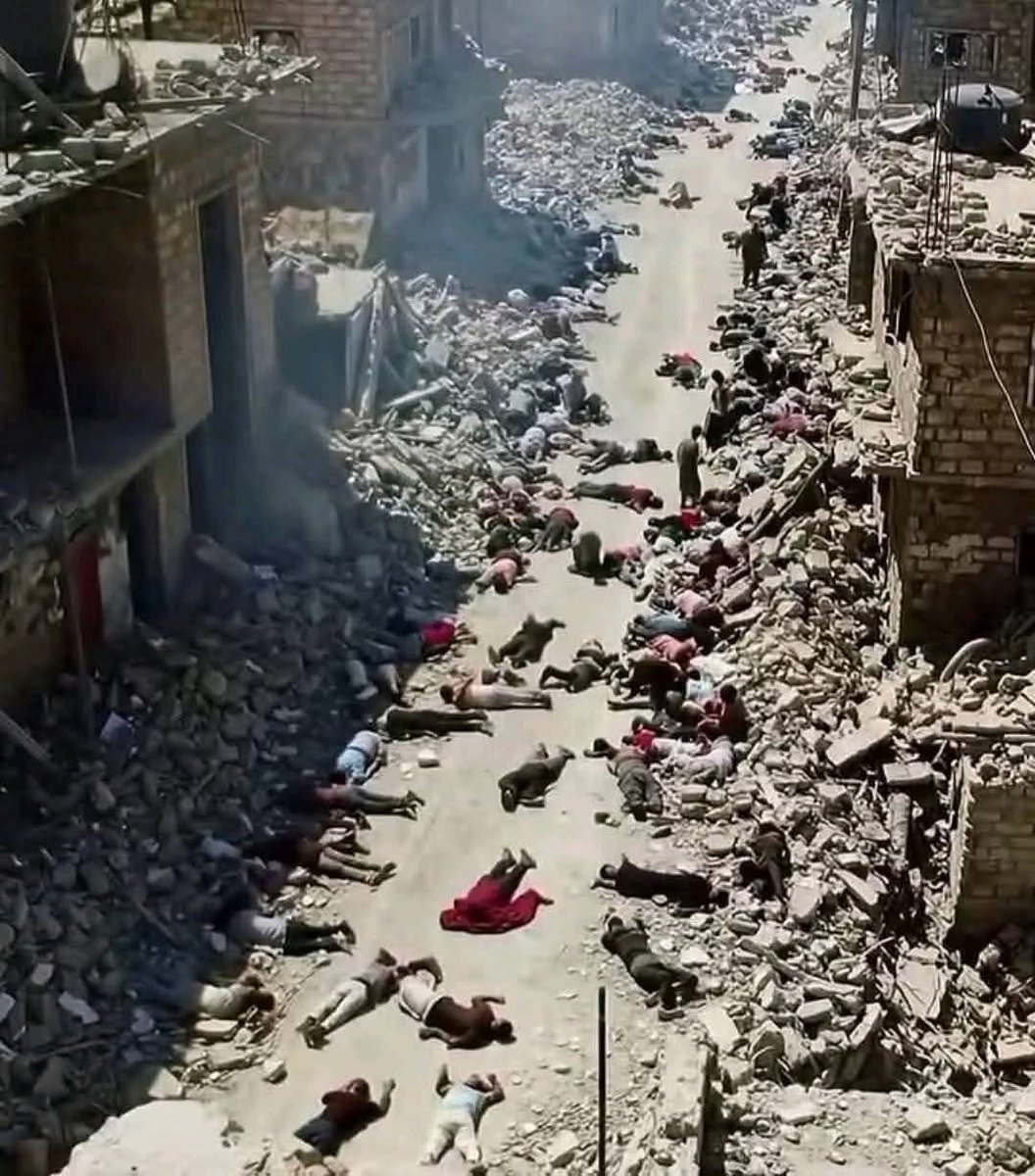 أبادة جماعية امام مرئي ومسمع من العالم