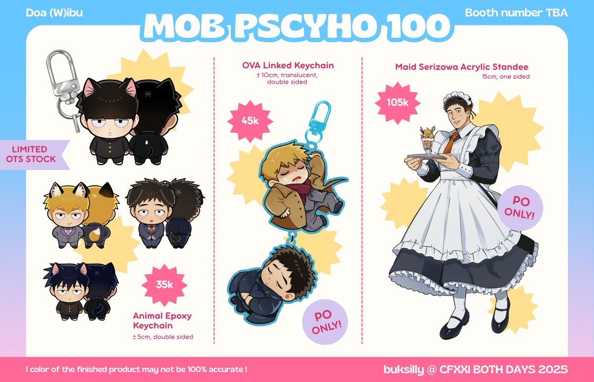 buksilly's tweet image. [ ❤️+ 🔁 appreciated! ] 

buksilly's catalogue for #CF21 is here! ☆

🗓 PO period: 18 - 25 Sept
📍 Doa (W)ibu, Both Days
💌 Pick Up &amp;amp; Mail Order
🍭 Homestuck, Undertale, Deltarune, Hylics, Mob Psycho 100, Marvel, One Piece

Order links below! ⬇️

#Comifuro21 #CF21catalogue (1/2)