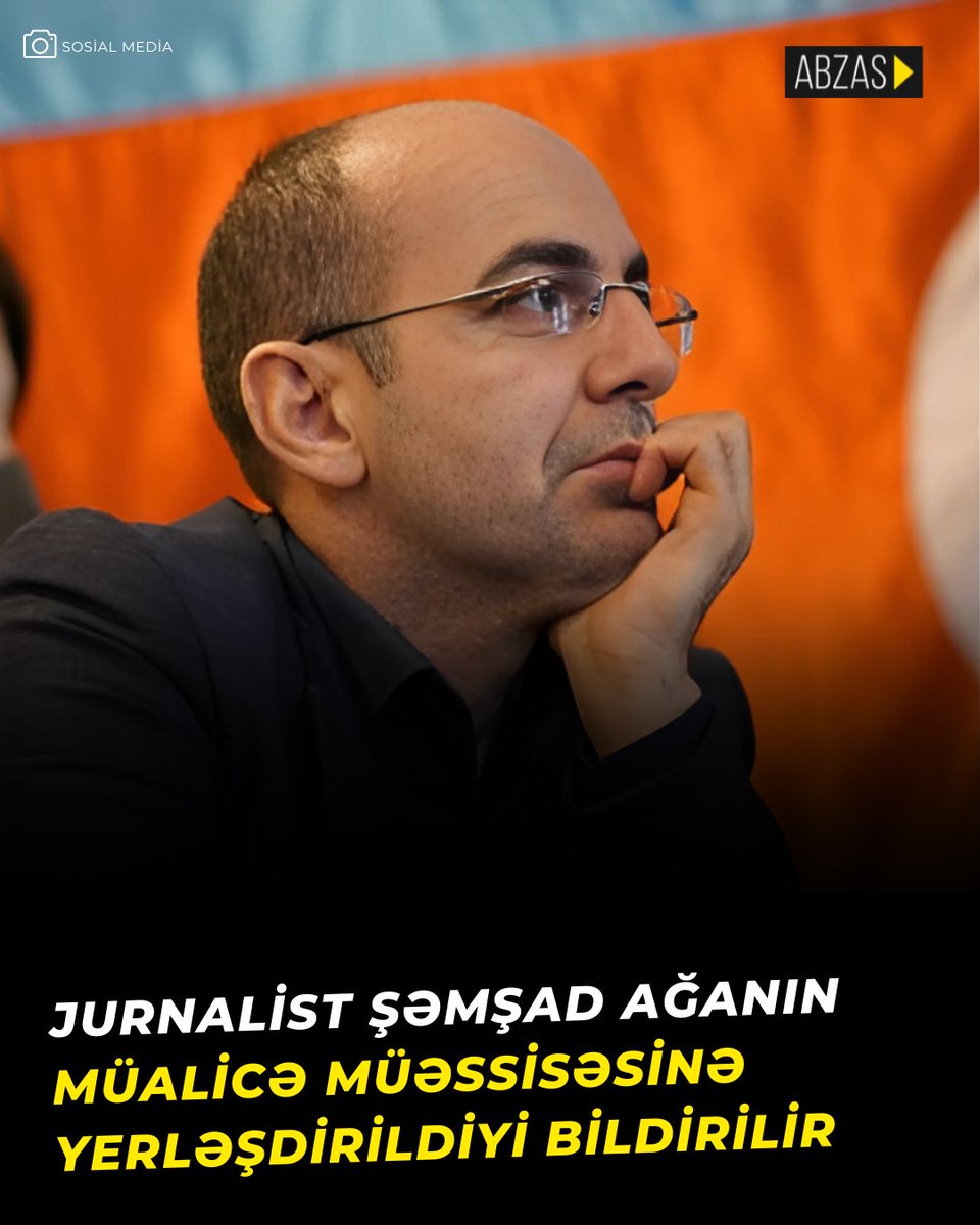 “Meydan TV işi” üzrə həbs edilən jurnalist, “Arqument az” saytının baş redaktoru Şəmşad Ağayev (Ağa) səhhətində ciddi problemlərin yarandığı bildirilir.
 
Bu barədə ailəsi “Meydan TV”yə məlumat verib.
 
Bildirilir ki, Ağayev mədə-bağırsaq problemlərinə görə Penitensiar Xidmətin