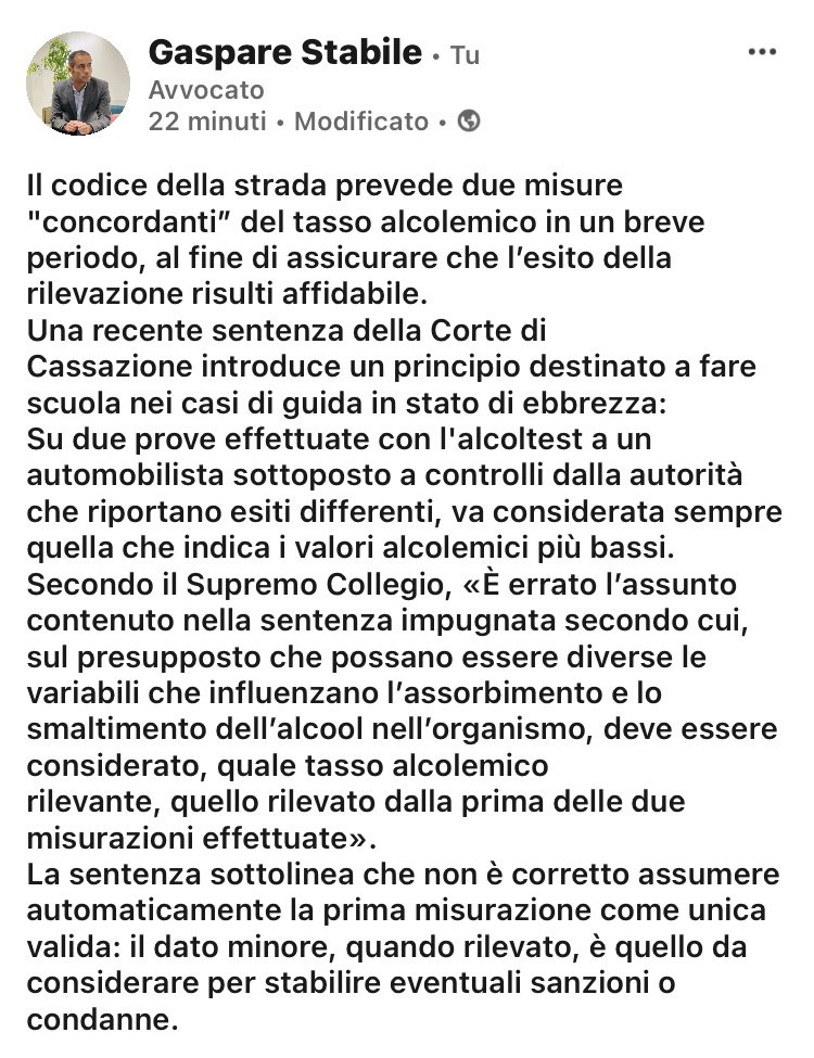 GaspareStabile's tweet image. #alcoltest