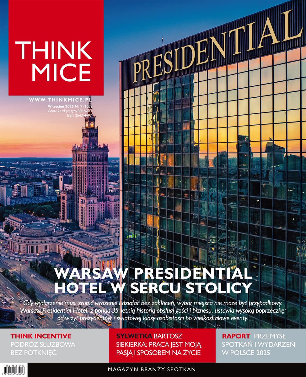 ⚠️🚀 Kolejny miesiąc, zatem czas na kolejne wydanie 🟥 THINK MICE 🟥

Wrześniowy 📅 numer jest już dostępny – a w nim tematy, które poruszą branżę i zainspirują Was do działania 💡📖 Zajrzyjcie do środka 👇

Zapowiedź 🟥 THINK MICE 🟥: thinkmice.pl/Magazyn/Zapowi…