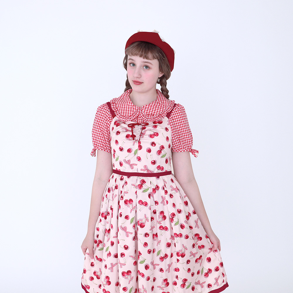 Emily Temple cute Shadow Cherryワンピース Shadow Cherry Long OP by Emily Temple Cute