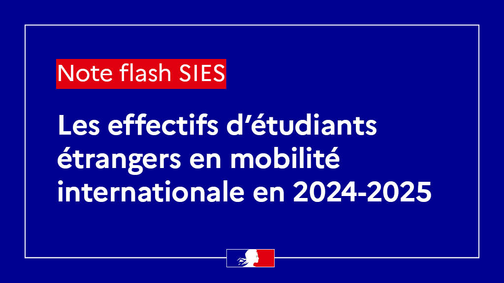 📢 À la rentrée 2024, 329 100 étudiants étrangers en mobilité internationale sont inscrits dans l’enseignement supérieur en France, soit 12 % de l’ensemble des effectifs. 

👉swll.to/CYT9h8a