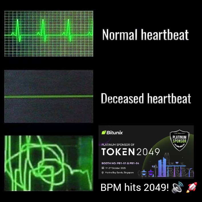 DannyBolasie's tweet image. My heart: beating normally 💓💓
Then, @BitunixOfficial drops as Platinum Sponsor of @token2049 Singapore?! 🇸🇬🇸🇬🇸🇬 
 
My heart: BPM hits 2049 🚀🚀
Frantically googles “how to move to Singapore  in October”  
#Bitunix #TOKEN2049