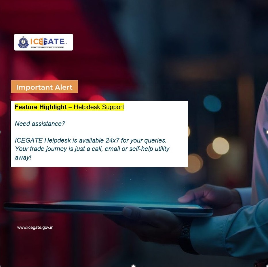 ICEGATE (CBIC) tweet media