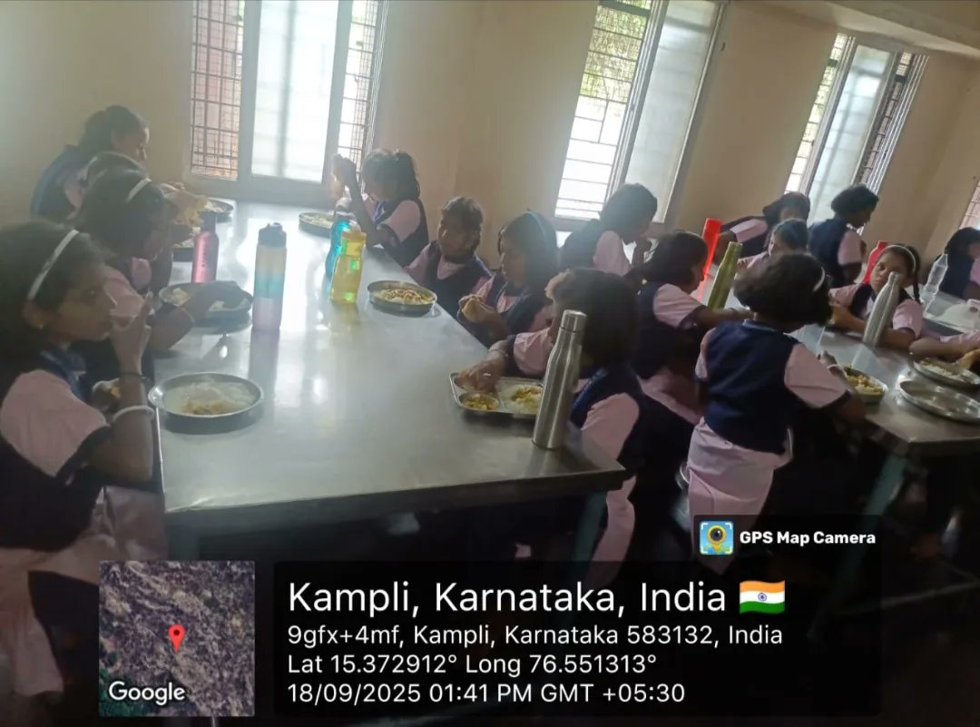 Lunch  #SocialAudit_SWDMeals #SocialWelfare_Karnataka
