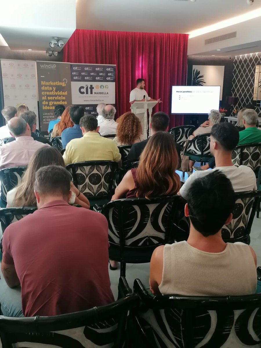 Interesante jornada sobre la IA y todo lo que puede hacer por tu negocio,  de la mano de <a href="/WindupBusiness/">Windup Smart Business</a> #formacionCIT