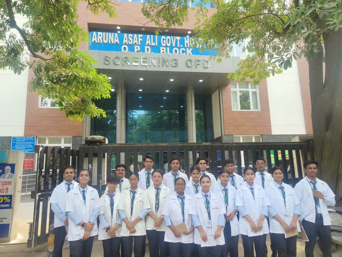 dpmi_india's tweet image. DPMI Students Gain Practical Insights at Aruna Asaf Ali Hospital
Students of Delhi Paramedical and Management Institute (DPMI) visited *Aruna Asaf Ali Hospital* to enhance their practical knowledge and skills. 
#DPMI #HospitalVisit #PracticalLearning #OperationTheatre #CSSD