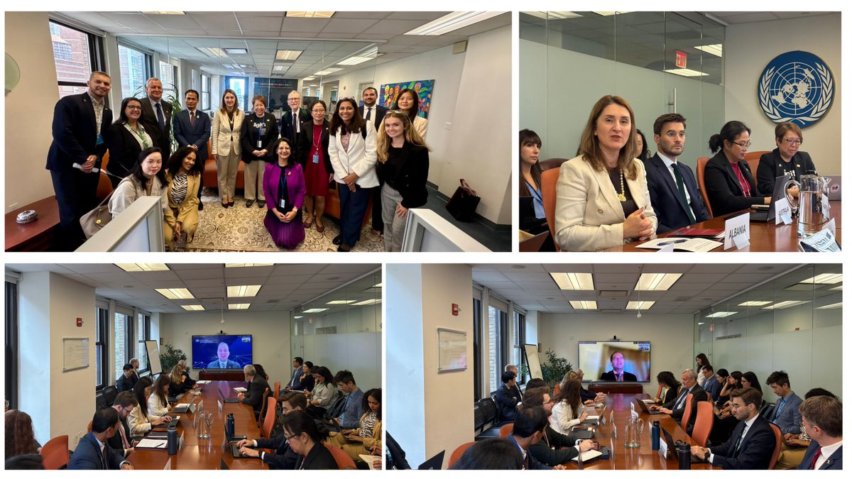 WSISprocess's tweet image. Thank you to all for a successful #WSIS side event on the sidelines of #UNGA80 !
Inspiring #multistakeholder panel sharing their vision of WSIS beyond 2025 + stories from the ground by #WSIS Prizes winners.
⏺️Watch the full recording here: shorturl.at/dNwn1
@ITU @UNDP