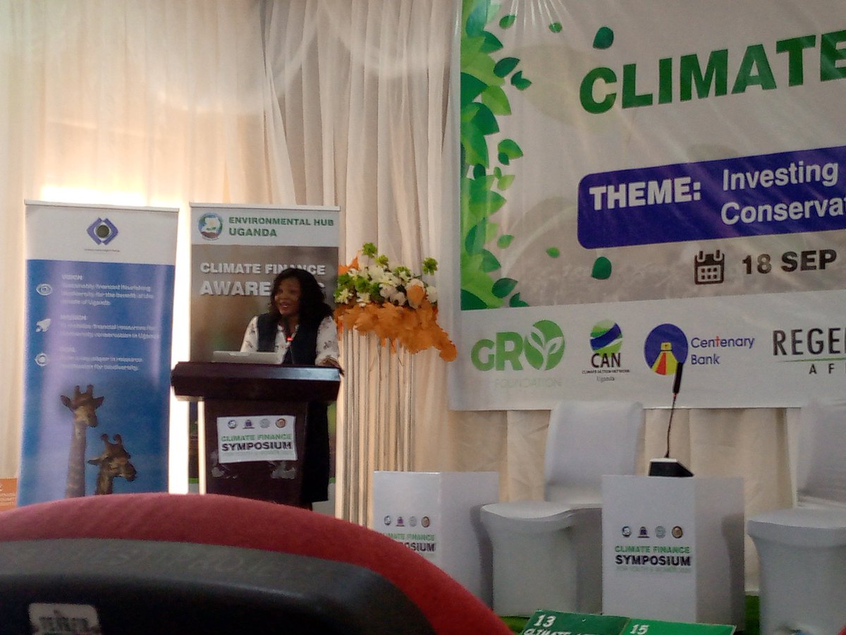 Happening now: Ms. Roy akello, we are no longer receiving money from. Developed country. We have to mobilise money ourselves to fund the climate initiatives at the
climatefinancesymposium2025 , kyambogo university.
#climatefinancesymposium2025