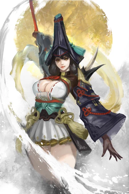 Anyone still play Naraka Bladeoint or Omyogi? Throw back to #YoutoHime Fanart :3