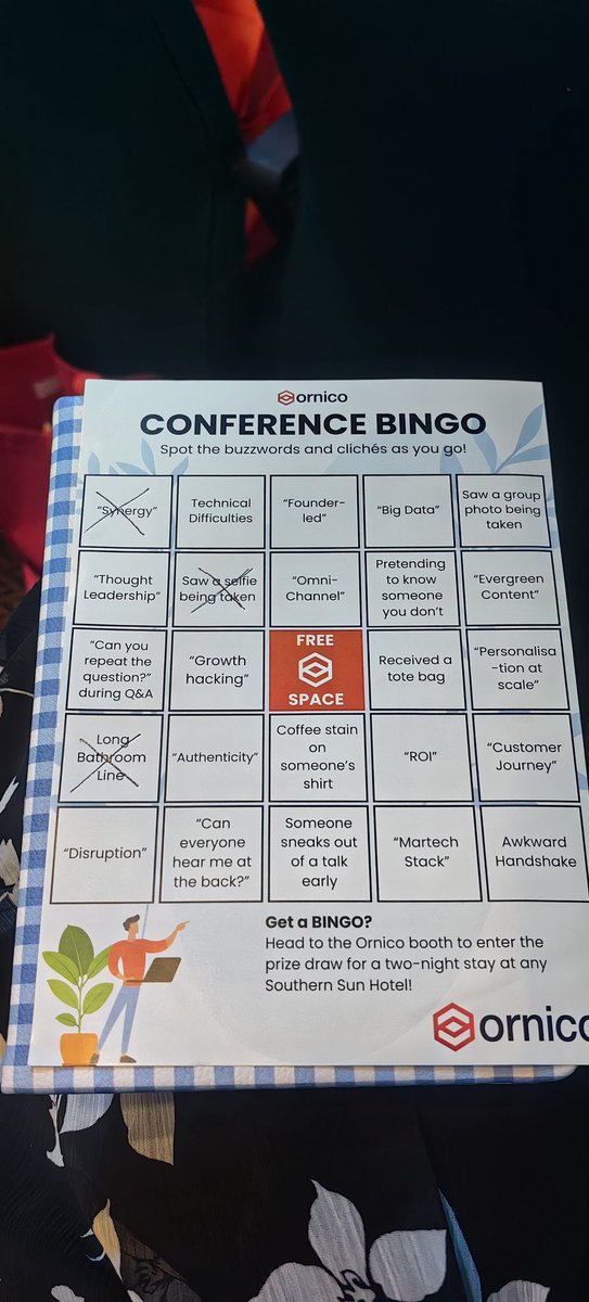 rolinenair's tweet photo. 3 down

@IMCConf #NedbankIMC2025 #MarketingIsBusiness https://t.co/nhrKkdti2p
