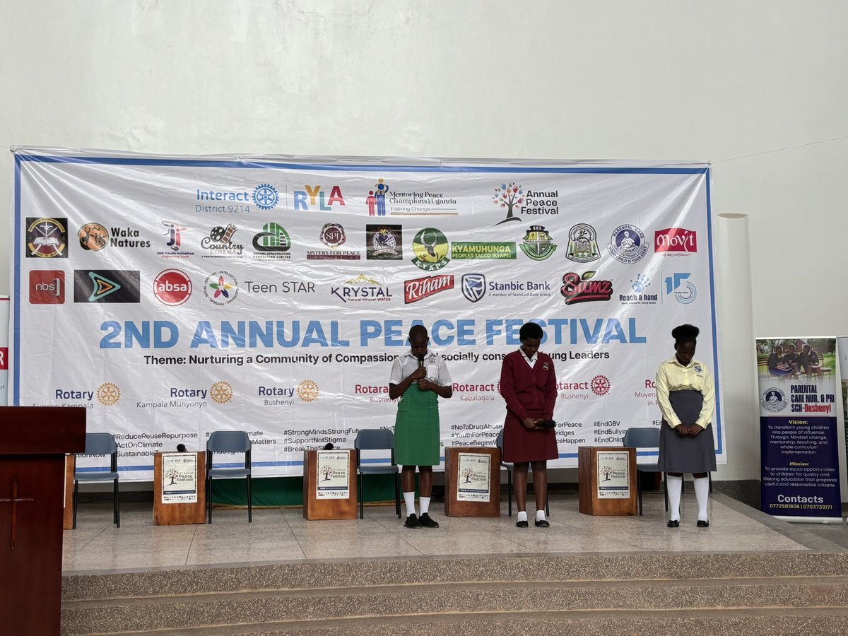 SISTERSFORPEAC's tweet image. 🌍✨ PEACE FESTIVAL COMMENCES AT BWERANYANGI GIRLS SECONDARY SCHOOL! ✨🌍

Today marks the beginning of a powerful and long-awaited moment in Bushenyi District — the Peace Festival at Bweranyangi Girls Secondary School is officially underway!

#Youth4Peace 
#InvestInYouth