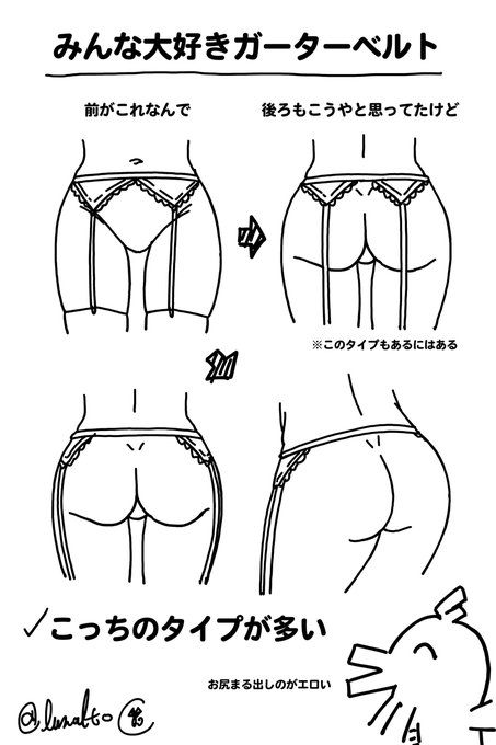 ガーターベルトについて最近気が付いたこと