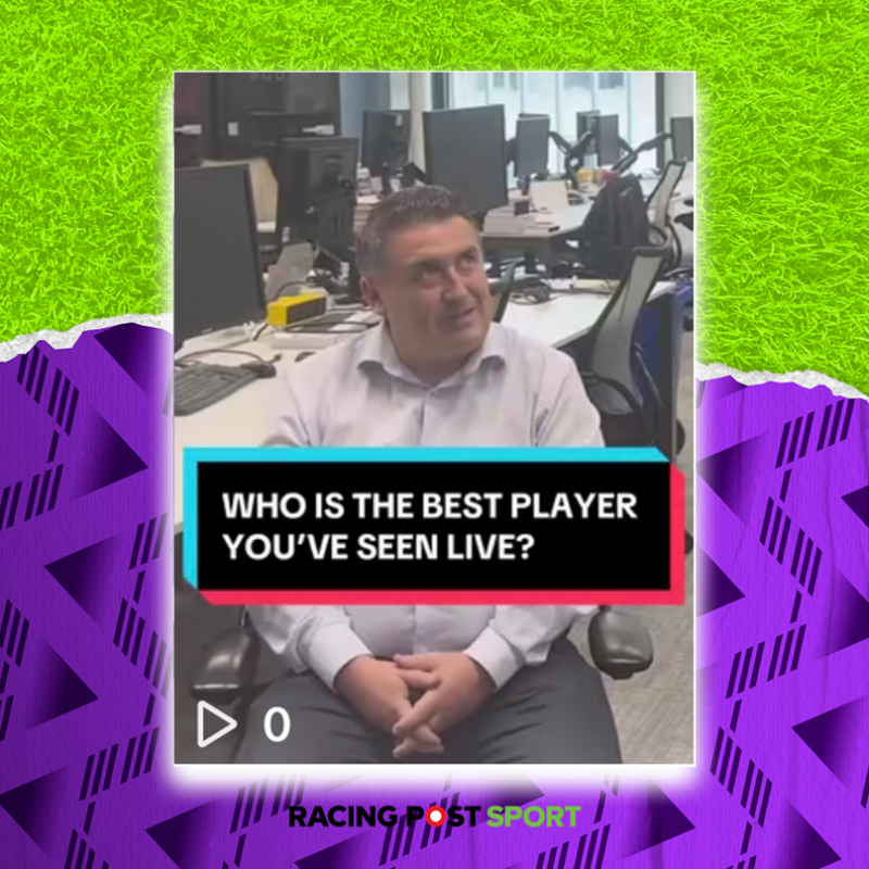 RacingPostSport's tweet photo. 👀 Find out who the office says the best player they've seen live is

Watch on TikTok here 👇