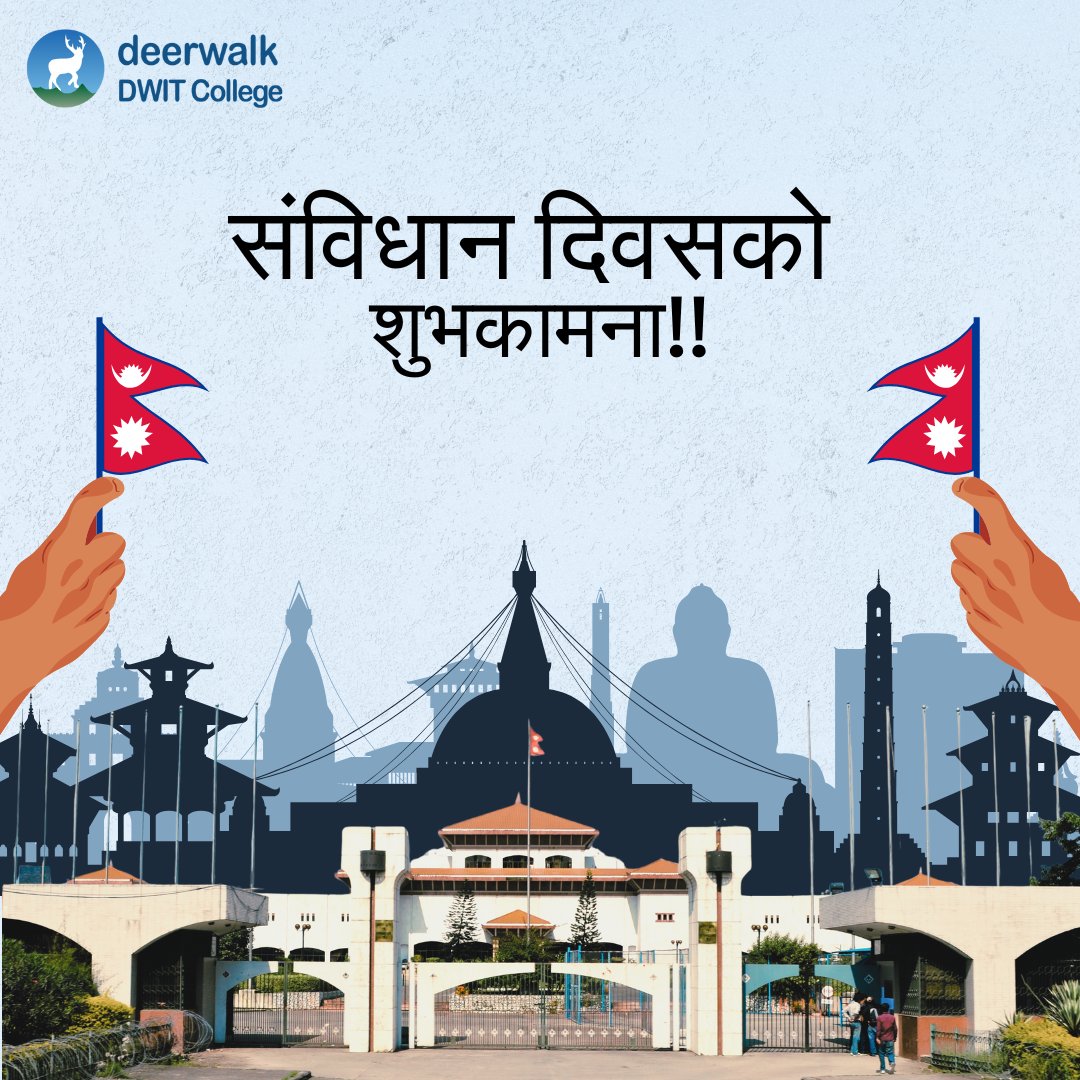 deerwalkcollege's tweet image. 𝗦𝗮𝗺𝗯𝗶𝗱𝗵𝗮𝗻 𝗗𝗶𝘄𝗮𝘀

Sambidhan Diwas, or Constitution Day, is celebrated on Asoj 3 to mark the promulgation of Nepal’s Constitution in 2015, symbolizing unity, democracy, and national identity.

#sambidhandiwas #constitutionday