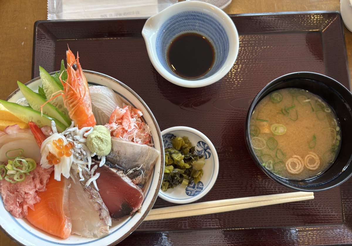 frecam2024_0478's tweet image. 毎年行ってる島根のお店！
海鮮丼🐟

 #島根 #海鮮丼 #魚