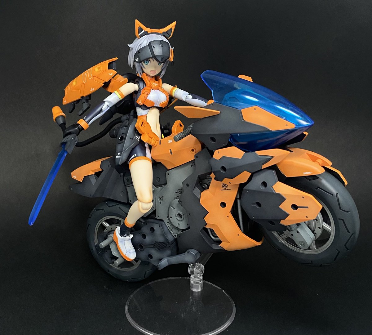 エグザビークル(ブーストブレイブバイクVer.)完成 何色で塗装するか