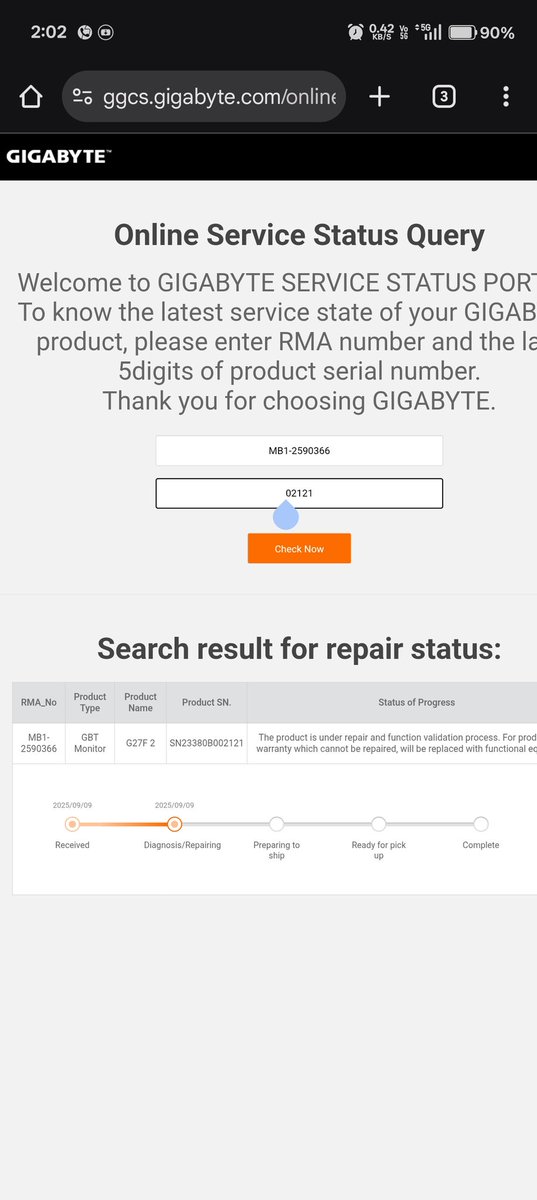 vezansari's tweet photo. @GIGABYTEUSA it's been a week Nothing happened to my case it's from india's service centre. My work has stopped just like your monitor https://t.co/sAFcwfj2fn
