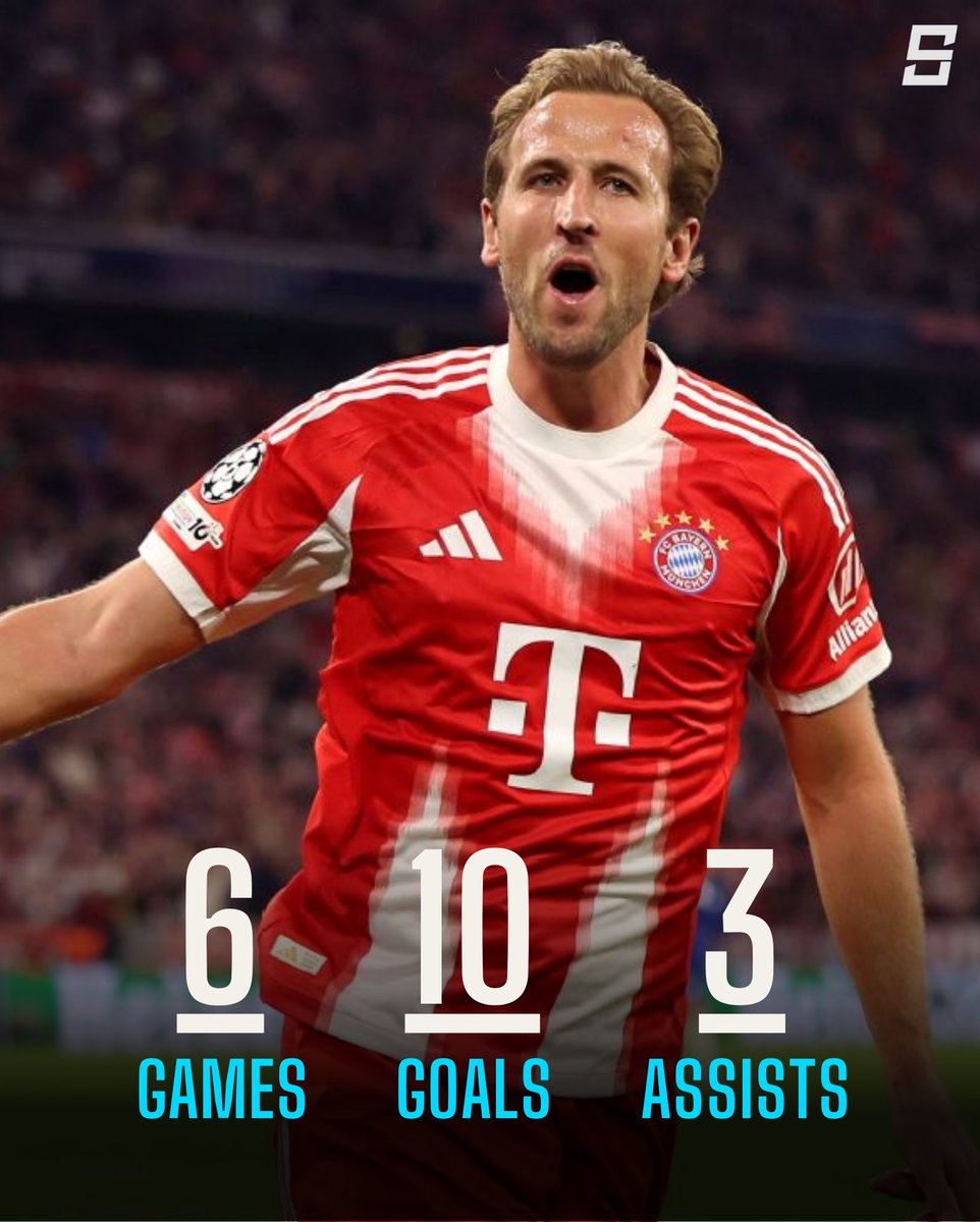 iSportsAPI's tweet image. Man of the Match! Harry Kane has scored a brace against Chelsea, reaching 10 goals in 6 games.
📝For Bayern:
🏟️102 Games 
⚽️95 Goals 
🅰️29 Assists
#ChampionsLeague #UCL #FCBCHE #FCBayern