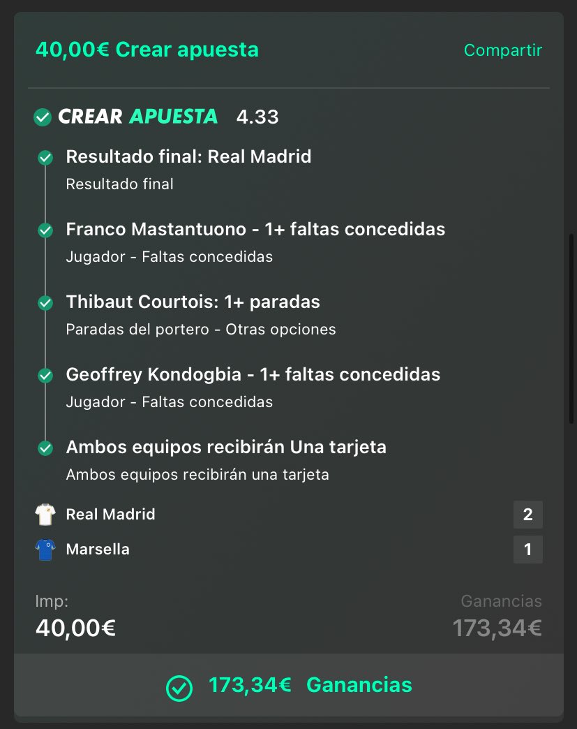 allgreenanalyst's tweet photo. Que bien ha comenzado la champions para nosotros, una pena los que se pierden estas apuestas 🫣✅💚 https://t.co/x1b4dtxJbM