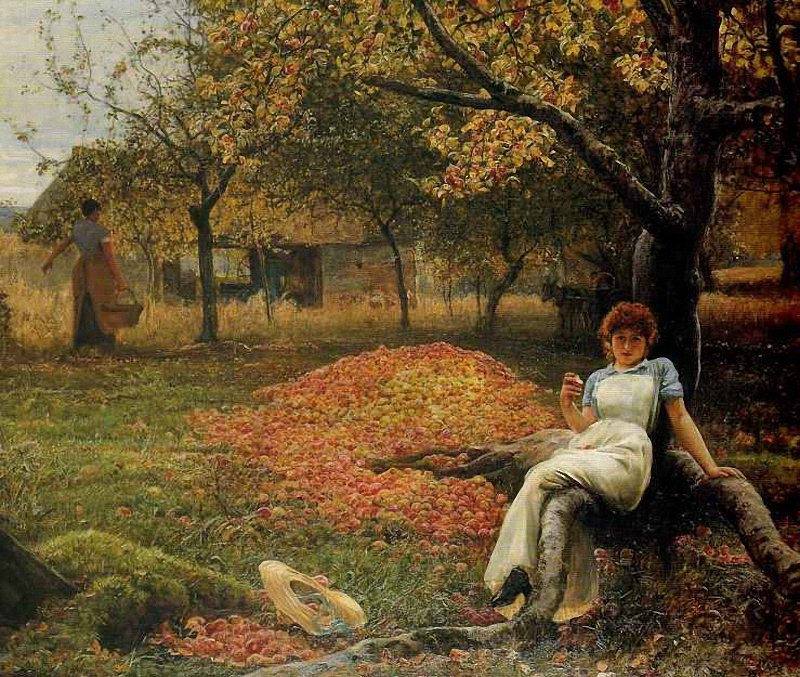 Robert Walker Macbeth (Ecosse, Glasgow 1848 - Angleterre 1910 - Aquarelle, Illustrations, Gravure) "The Apple Tree" (1890)
#RobertWalkerMacbeth #British #watercolor #illustrations #art #ArtOfTheDay #paintingoftheday #artgallery #peinture #painting #ArtistOnTwitter #museum